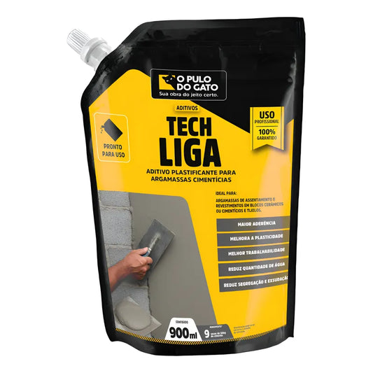 Tech Liga Líquido 900ml - Pulo Do Gato Para Argamassas